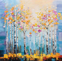 Birch trees forrest...