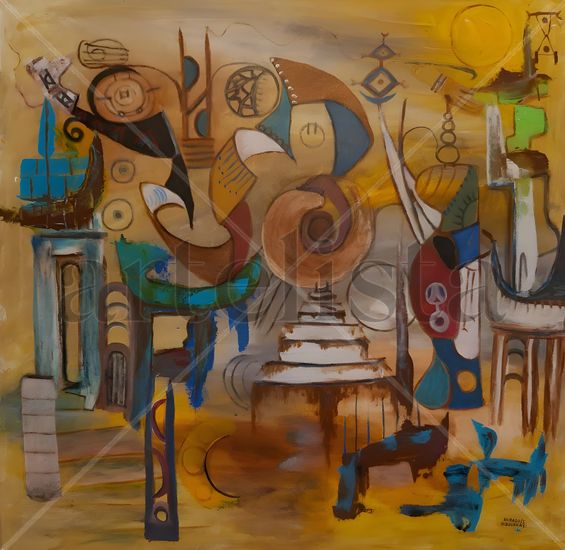 Spirits of the Sahara (2025) Acrílico Lienzo Otros