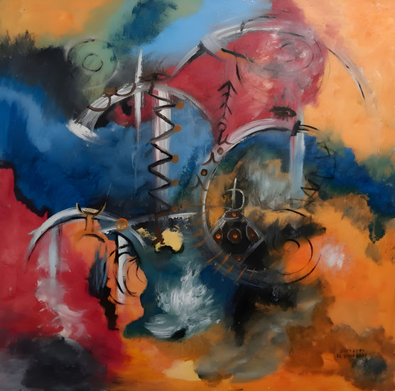 Dance of the Elements. Acrylic Canvas Others