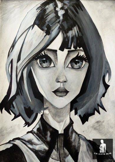 Linserax Parte 6 Acrylic Paper Figure Painting