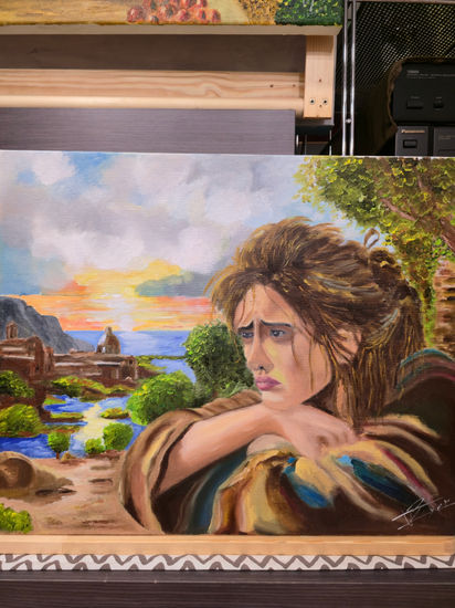 MELANCOLIA Óleo Lienzo Figura