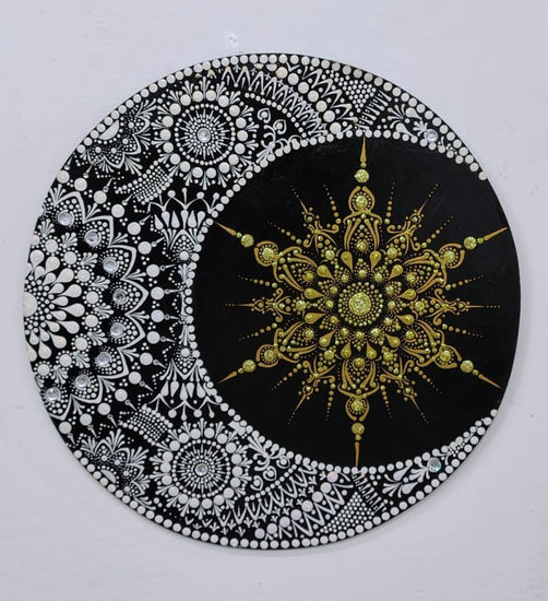 Sol y Luna en equilibrio Acrílico Otros Otros