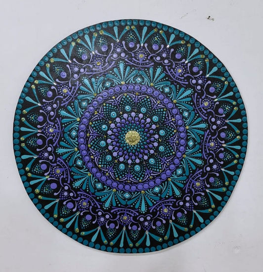 Mandala de conexión interior Acrílico Otros Otros