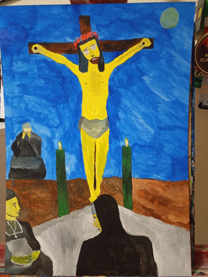 Superstar Acrylic Paper Figure Painting