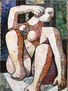 Mujer en el baño