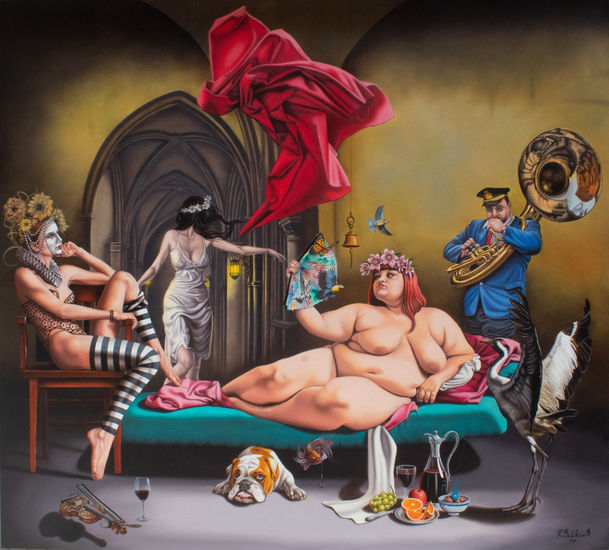 La prosperidad Oil Canvas Nude Paintings