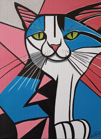 Neon Cat
