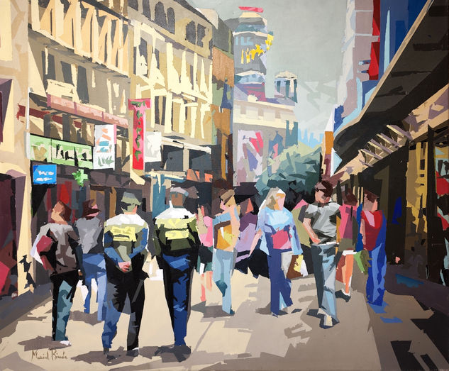 Por Madrid Acrylic Canvas Landscaping