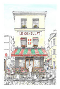 París, café Le...