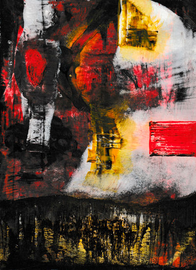 Caos en la Ciudad Amarilla Acrylic Paper Others