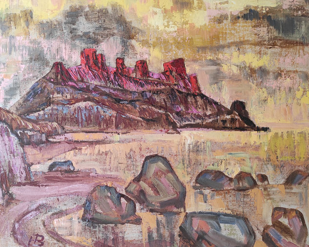 Esta es Desirada Oil Card Marine Painting