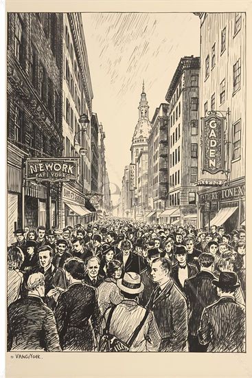 Multitud en New York 