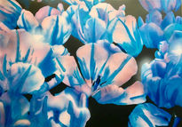 Flores azules