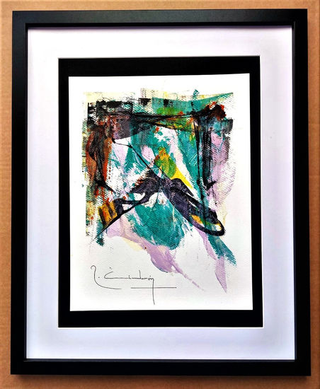 " Chromatic expression 003 " ( 2022 ) Media Mixta Cartulina Otros