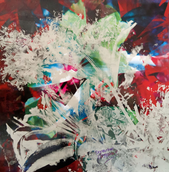 "Flash Graphics." Media Mixta Cartulina Floral