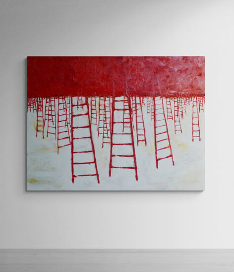 Knocking on Heaven’s Doors Mixed media Canvas Landscaping