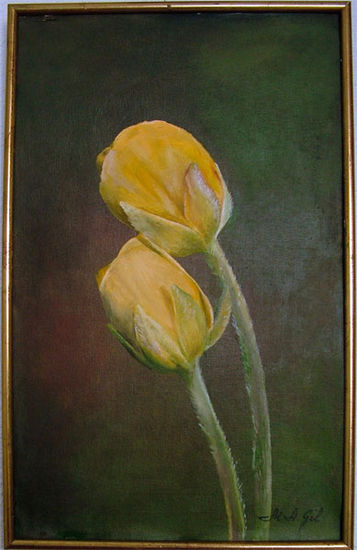 Tulipanes Oil Canvas Floral Painting