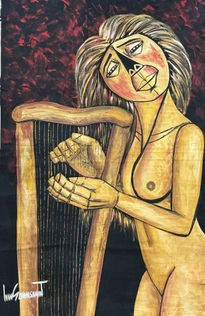 La diosa del arpa
