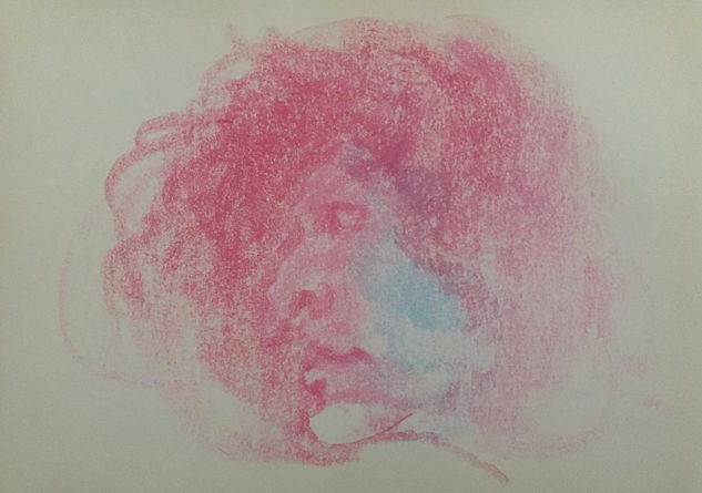 Perfil Pastel Paper Portrait