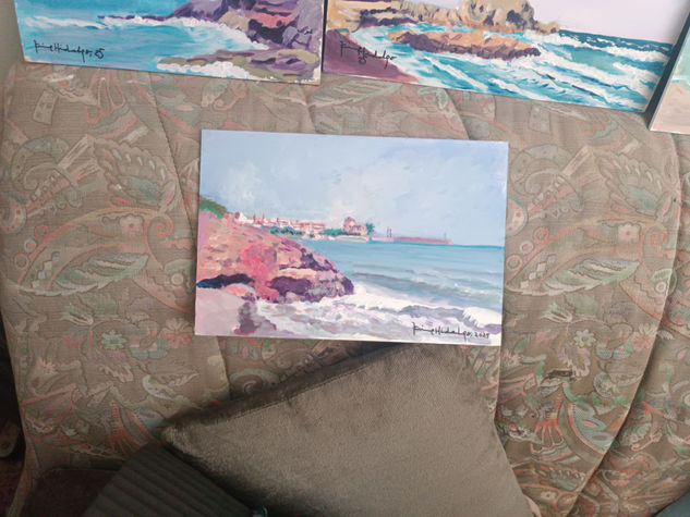 Torre de la Horadada (Alicante) Acrylic Panel Marine Painting