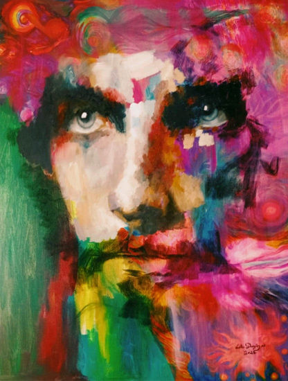 Dentro de Mis Pensamientos Óleo Lienzo Figura