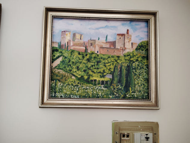 La Alhambra Oil Canvas Landscaping