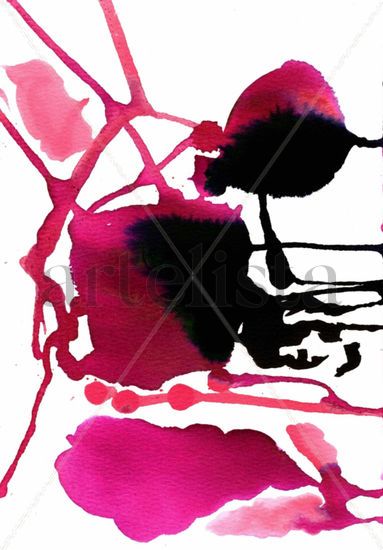 Naturaleza y mundo urbano Watercolour Paper Figure Painting