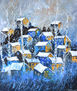 Houses in the snow