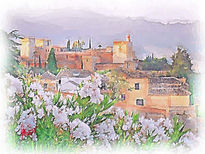 La Alhambra vista...