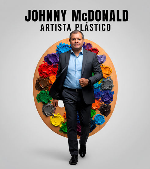 PINTOR HONDUREÑO JOHNNY MCDONALD, IMAGEN GLOBAL 