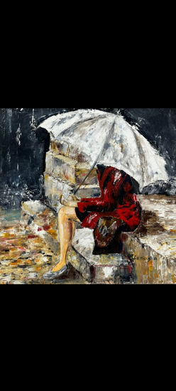 El perfume del agua Oil Canvas Figure Painting