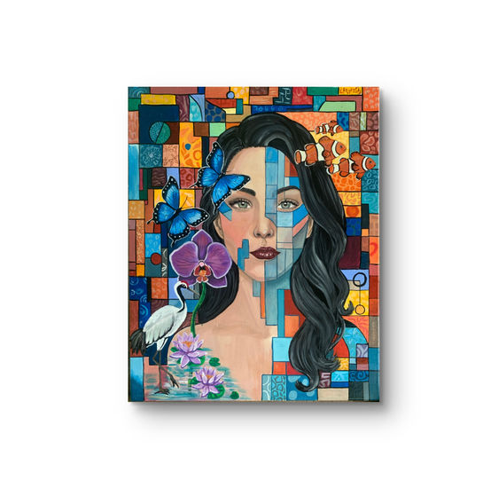Fragmentos de vida Acrílico Lienzo Retrato