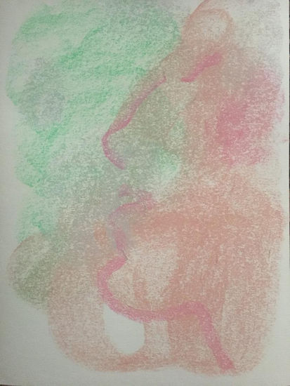 Niebla. Pastel Paper Portrait