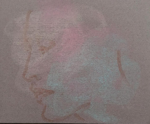 Neblina. Pastel Paper Portrait