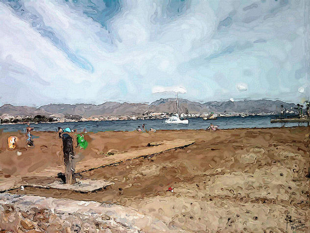 Otoño en Mazarrón Acrylic Paper Landscaping