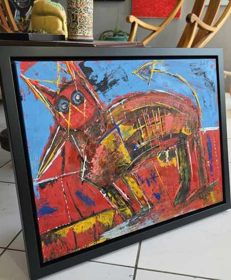 El guardian del silencio Acrylic Canvas Animals