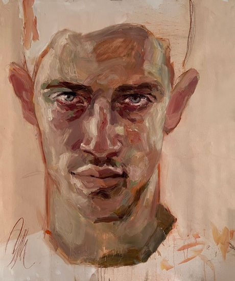 living tension Óleo Lienzo Retrato