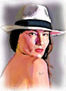 Mujer con sombrero