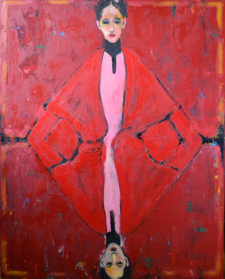 The Card Series Media Mixta Lienzo Desnudos