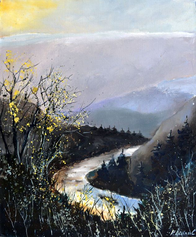 Misty river