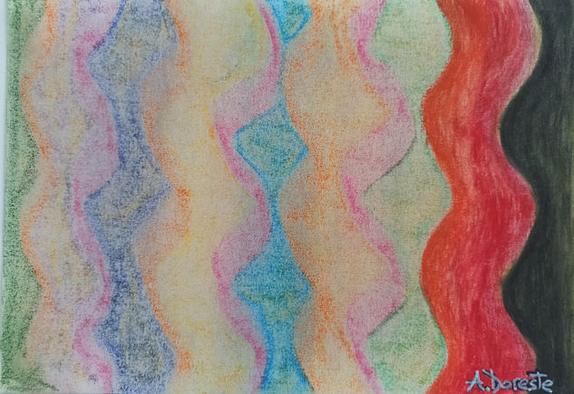 Vibraciones cromáticas Pastel Papel Otros