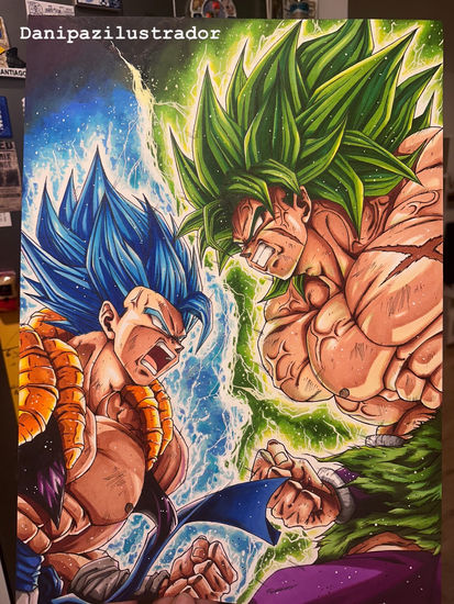 Título: “Gogeta vs Broly: Choque de Leyendas” Making Pen
