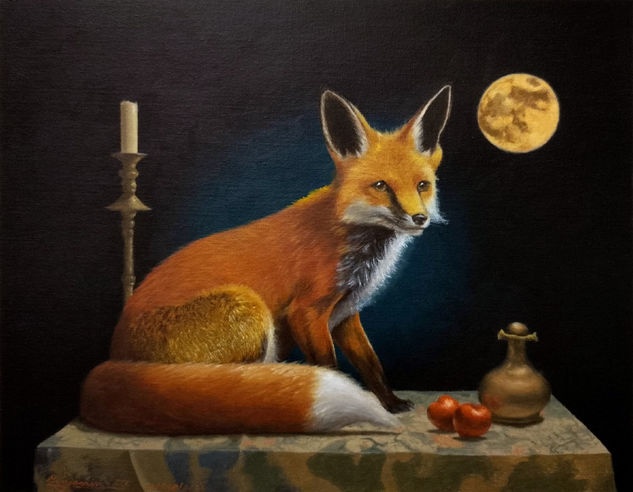 El Secreto del Zorro Oil Canvas Still Life Paintings