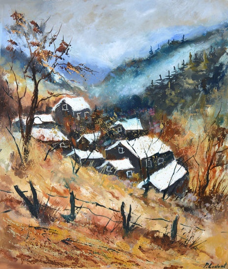 Villagein winter