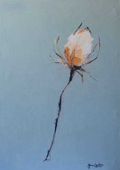CARDO I Acrylic Canvas Floral Painting