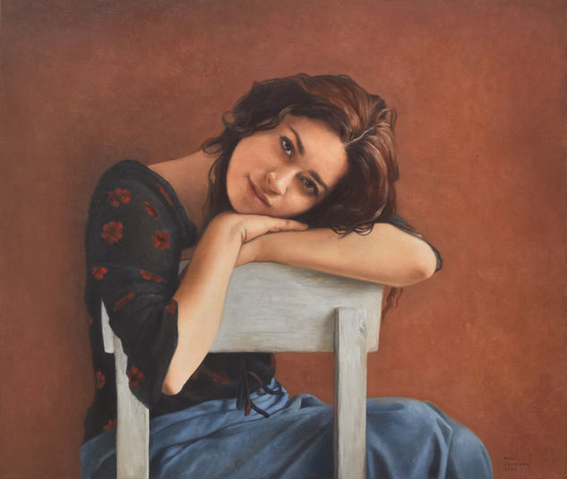 Cornalina Oil Canvas Figure Painting