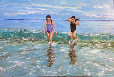 Saliendo del agua