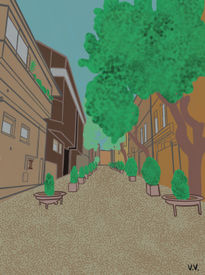 Una bonita calle de...