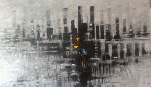 LA ESQUINA FAVORITA DE MI CIUDAD Acrylic Canvas Others