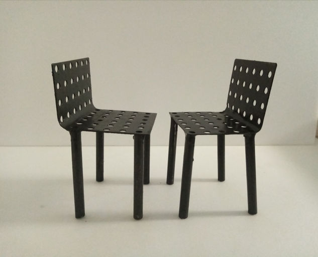 Ley del espejo Metal Figurativa